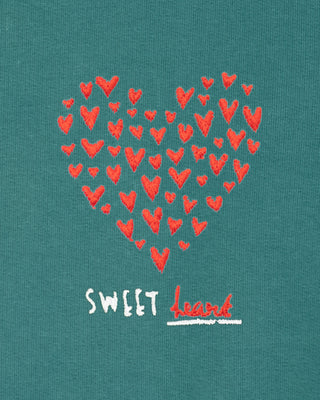 Sweatshirt Vintage Oversize Brodé "Sweat Heart"