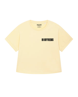 T-shirt Oversize Brodé "99 Boyfriends"