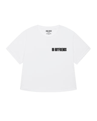 T-shirt Oversize Brodé "99 Boyfriends"