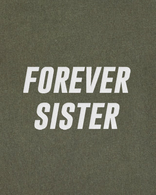 T-shirt Vintage Brodé "Forever Sisters"
