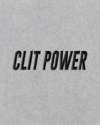 T-shirt Vintage Brodé "Clit Power"