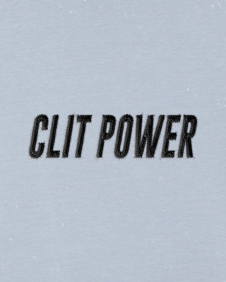 T-shirt Vintage Brodé "Clit Power"