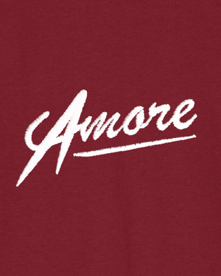 Hoodie à Zip Brodé "Amore"