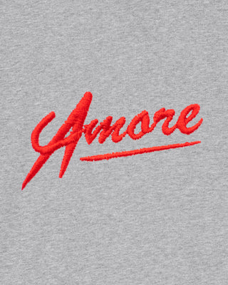 Hoodie à Zip Brodé "Amore"