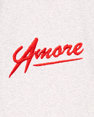 Hoodie à Zip Brodé "Amore"