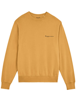 Sweatshirt Vintage Oversize Brodé "Happiness"