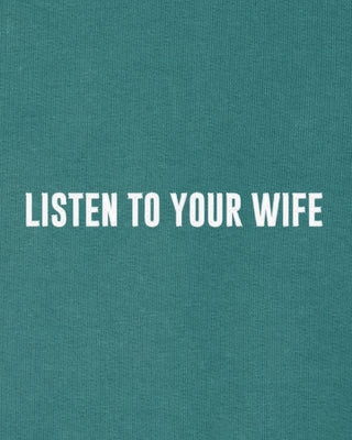 Sweatshirt Vintage Oversize Brodé "Listen To Your Wife"