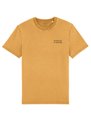 T-shirt Vintage Brodé "Coordinates"