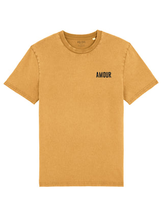 T-shirt Vintage Brodé "Amour"