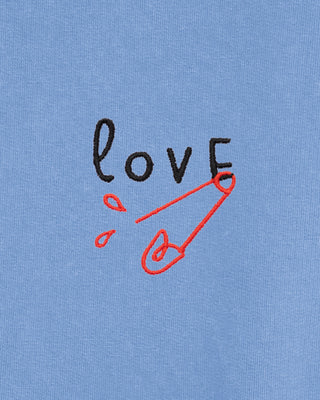 Sweatshirt Vintage Oversize Brodé "Love"