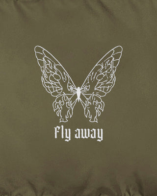 Doudoune Oversize Brodée "Fly Away"