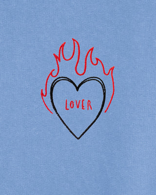 Sweatshirt Vintage Oversize Brodé "Lover"
