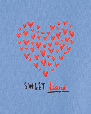 Sweatshirt Vintage Oversize Brodé "Sweat Heart"