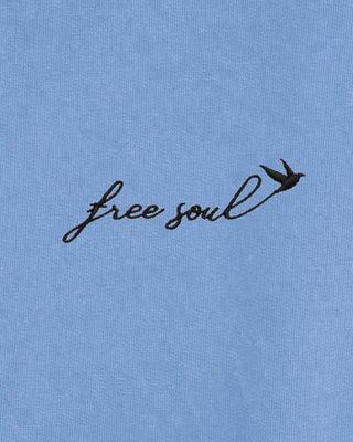 Sweatshirt Vintage Oversize Brodé "Free Soul"