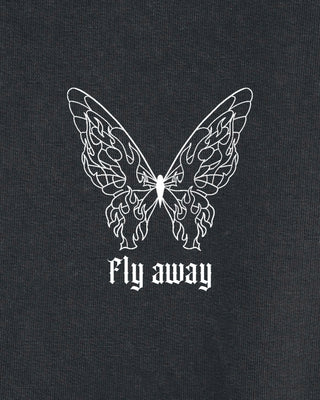 Sweatshirt Vintage Oversize Brodé "Fly Away"