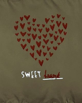 Doudoune Oversize Brodée "Sweet Heart"