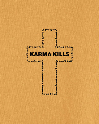 Sweatshirt Vintage Oversize Brodé "Karma Kills"
