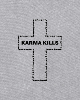 Polo Vintage Brodé "Karma Kills"