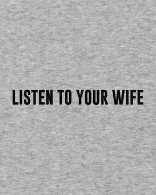 Jogging Classic Brodé "Listen To Your Wife"