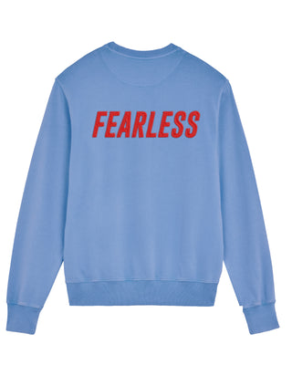 Sweatshirt Vintage Oversize Brodé "Fearless"