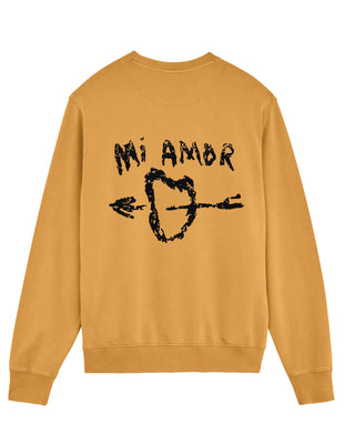 Sweatshirt Vintage Oversize Brodé "Mi Amor"