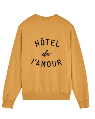 Sweatshirt Vintage Oversize Brodé "Hôtel de l'Amour"