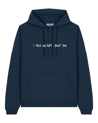 Hoodie Oversize Brodé "I Told ChatGPT"