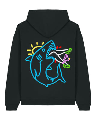 Hoodie Oversize Brodé "Shark"