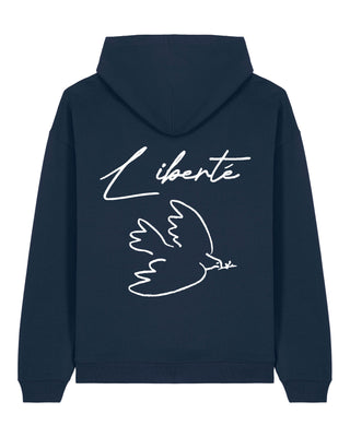 Hoodie Oversize Brodé "Liberté"