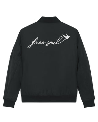 Veste Bomber Brodée "Free Soul"