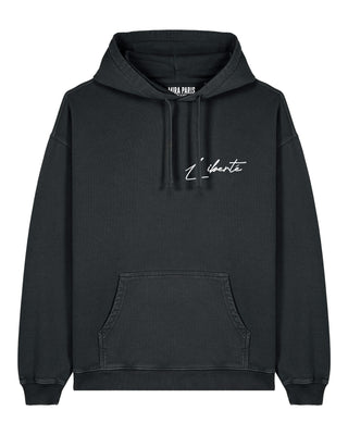 Hoodie Oversize Brodé "Liberté"