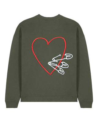 Sweatshirt Oversize Brodé "Pins"