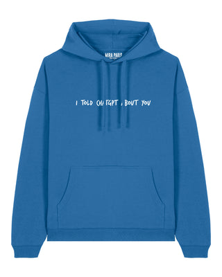 Hoodie Oversize Brodé "I Told ChatGPT"