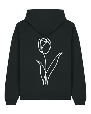 Hoodie Oversize Brodé "Fleur"