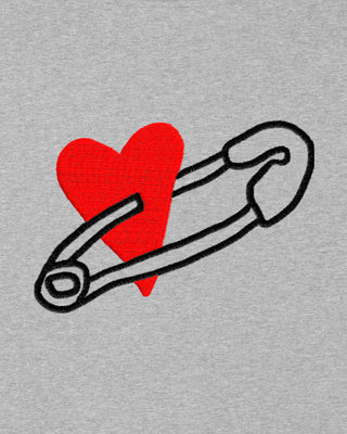 T-shirt Classic Brodé "Coeur Pins"