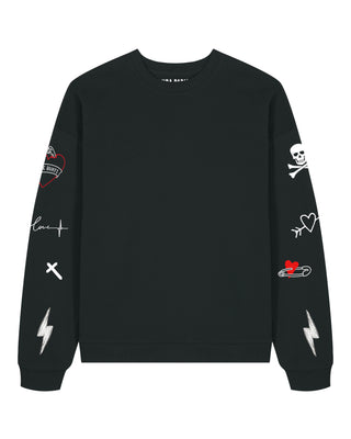 Sweatshirt Oversize Brodé "Mi Amor"