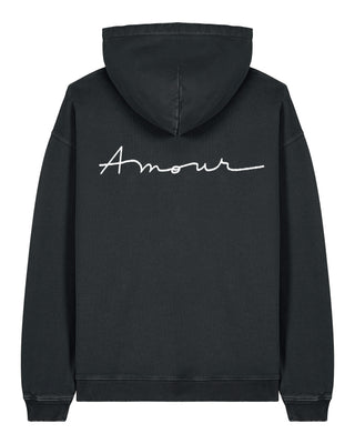 Hoodie Oversize Brodé "Amour"
