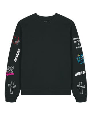 Sweatshirt Oversize "Be Kind"