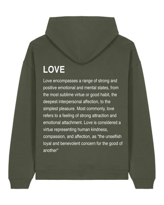 Hoodie Oversize "Love Definition"