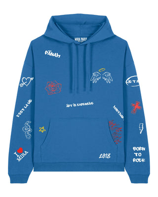 Hoodie Oversize "Graffiti Mira"
