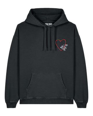 Hoodie Oversize Brodé "Pins"