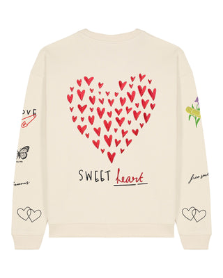 Sweatshirt Oversize Brodé "Sweetheart"