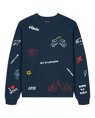 Sweatshirt Oversize "Graffiti Mira"