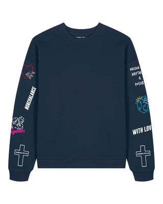 Sweatshirt Oversize "Be Kind"