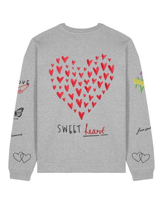 Sweatshirt Oversize Brodé "Sweetheart"