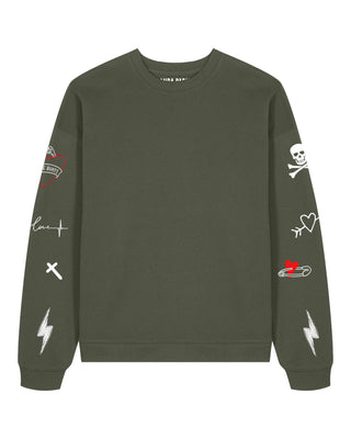 Sweatshirt Oversize Brodé "Mi Amor"