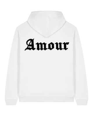 Hoodie Oversize Brodé "Amour Gothic"