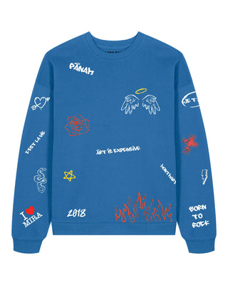 Sweatshirt Oversize "Graffiti Mira"