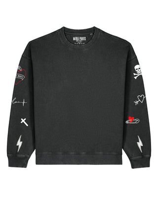 Sweatshirt Oversize Brodé "Mi Amor"