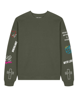 Sweatshirt Oversize "Be Kind"